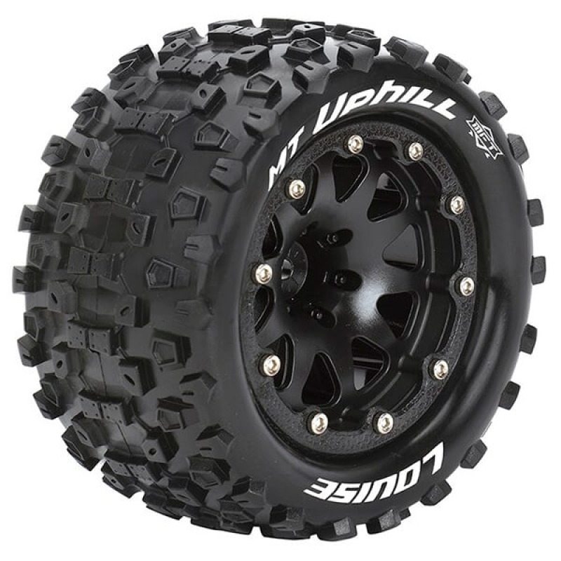 Louise RC MT Uphill 1 10 Soft Beadlock 1 2in Offset Hex 12mm Black 2