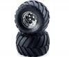 9805618 - Tamiya Front Tyres And Wheels (Wild Willy 2)