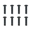 FTX9658 - FTX BUTTON HEAD HEX SCREW 4x16mm (8)