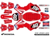 TKR-PRO-MX-HNDCRF - TKR Graphics Losi Promoto MX Honda CRF 250R (HRC)