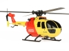 TWST1002YR - Twister BO-105 Scale 250 Flybarless Helicopter with 6 Axis Stabilisation and Altitude Hold (Yellow/Red)