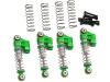 X002SH2ECL - Treal Hobby Aluminium Shocks Threaded 32mm SCX24 (4) Green