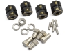 X002XW30OR - Treal Hobby Brass Extended Hex Hubs Wheel Spacers for SCX24 +5mm