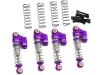 X00339ECXR - Treal Hobby Aluminium Shocks Threaded 32mm SCX24 (4) Purple