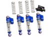 X0036IC1ZL - Treal Hobby Aluminium Shocks Threaded 32mm SCX24 (4) Blue