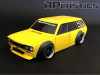 D510W - APlastics Datsun 510 Wagon Widebody Clear Bodyshell