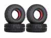 AX3020-4020R - Injora Mud Country 1.9in 100mm Rock Crawler Tyres with Dual Stage TPE Foam (4pcs)