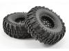 FAST1255B - Fastrax 1:10 Crawler Rocko 1.9 Mounted Scale Wheel - Black (2)