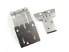 TABB-006SV - Yeah Racing Stainless Steel Chassis Protector Plate (F and R) for Tamiya BBX (BB-01)