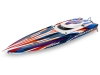 TRX103076-4-ORNG - Traxxas Spartan SR VXL 1:10 36in Electric Brushless Race Boat - Orange