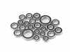 4M-03BK - Injora Sealed Steel Bearing Kit (22 pcs) for 1/18 Traxxas TRX4M