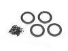 TRX8169T - Traxxas Aluminium Beadlock Rings 1.9in (4) - Black