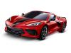 TRX93054-4-RED - Traxxas 4TEC 3.0 Chevrolet Corvette Stingray: 1/10 AWD Supercar - Red