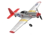 V761-5V2R - Volantex RC P-51D Mustang V2 4ch 400mm Brushed with Gyro RTF - Red