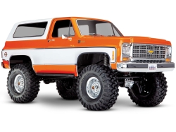 TRX82276-4-ORNG - Traxxas TRX-4 1979 Chevy Blazer 1:10 4x4 Electric All-Terrain Crawler with Clipless Body - Orange