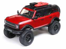 C-AXI00006T1 - Axial SCX24 2021 Ford Bronco 4WD Truck Brushed RTR - Red