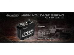 Power HD WH-80KG HV Aluminium Case Large Scale Servo HD-WH-80KG