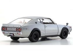 Kyosho Diecast Model 1:18 Nissan Skyline 2000 GT-R (KPGC110) 1973 Silver