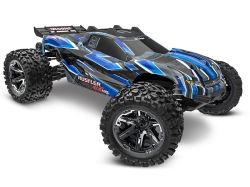 TRX67376-4-BLUE - Traxxas Rustler 4X4 HD VXL 1:10 4WD RTR Brushless Electric Short Course Truck - Blue