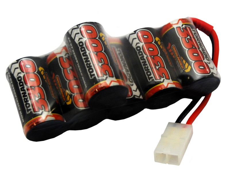 Overlander Nimh 3300mah 7.2v - Offset Hump w/ Tamiya Connector/ Tamiya Sand Scorcher/ Rough Rider/ Super Champ 0002848