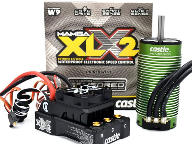 Castle Mamba XLX2, 8S, 33.6V ESC WITH 2028-1100KV Sensored Motor P-CC010-0167-02