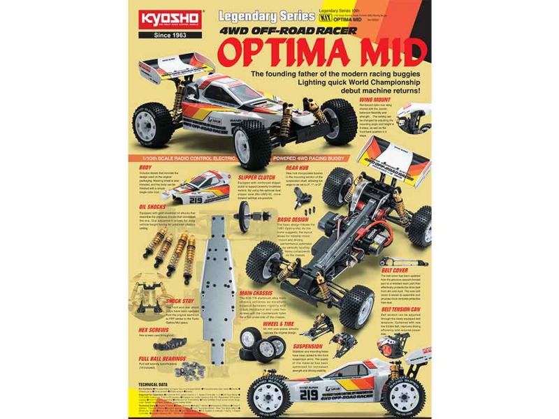 Kyosho Optima Mid 2022 30622