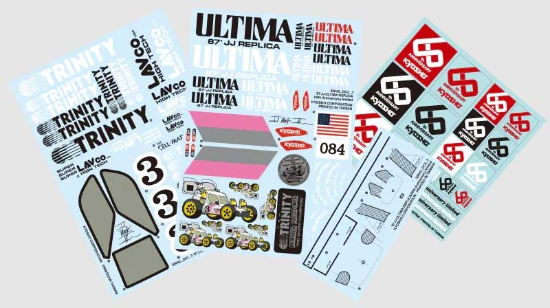 Kyosho Ultima 87 JJ Replica 2WD 1:10 Kit 60th Anniversary Limited 30642B