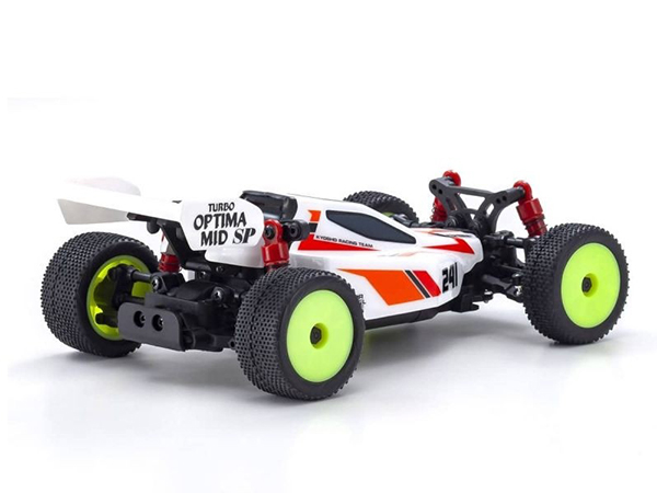 Kyosho Mini-Z MB010 Readyset 4WD Turbo Optima Mid Special - White 32095W