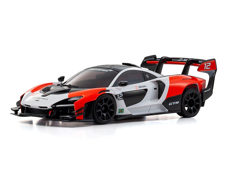 Kyosho Mini-Z RWD McLaren Senna GTR White-Red (W-MM/KT531P) 32340WR