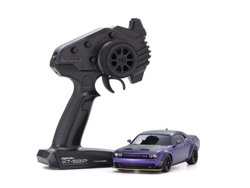 Kyosho Mini-Z AWD Challenger SRT Hellcat Redeye Plum Crazy  (MA-020/KT531P) 32621PU