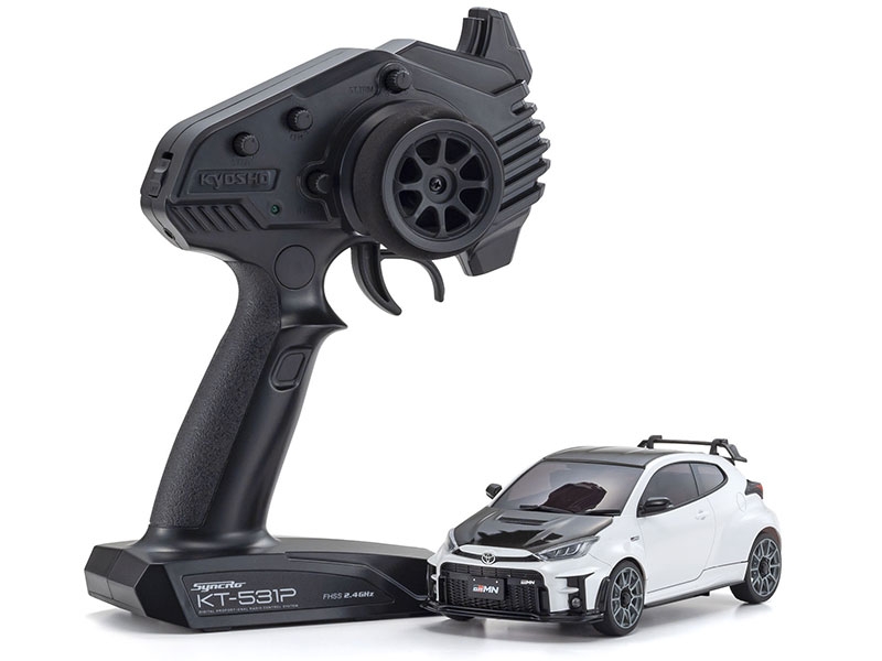 Kyosho Mini-Z AWD Toyota GRMN Yaris Circuit Package White (MA020-KT531P) 32640PW