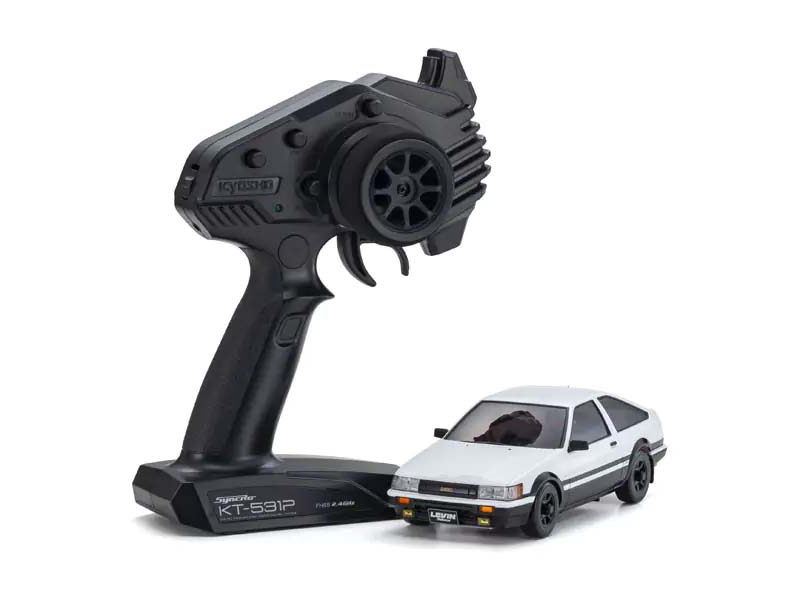 Kyosho Mini-Z AWD Toyota Corolla Levin AE86 White-Black (MA020N-L/KT531P) 32641WBK