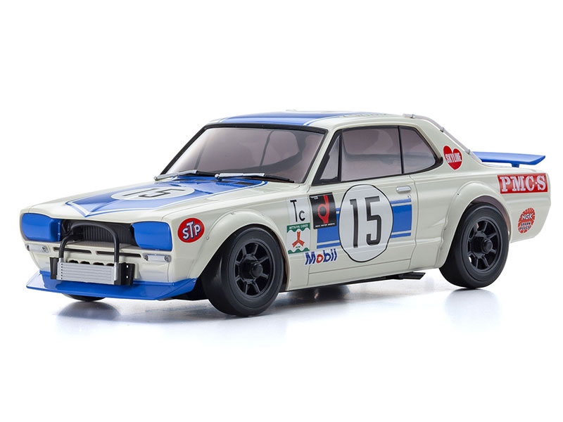 Kyosho Mini-Z AWD Skyline 2000GT-R KPGC10 Racing 72 Blue No15 (MA020/KT531P) 32643BL