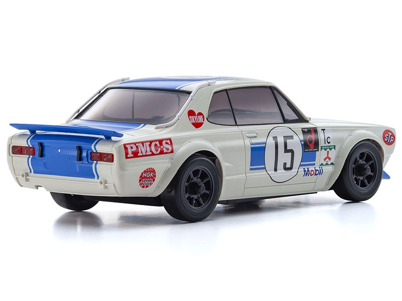 Kyosho Mini-Z AWD Skyline 2000GT-R KPGC10 Racing 72 Blue No15 (MA020/KT531P) 32643BL