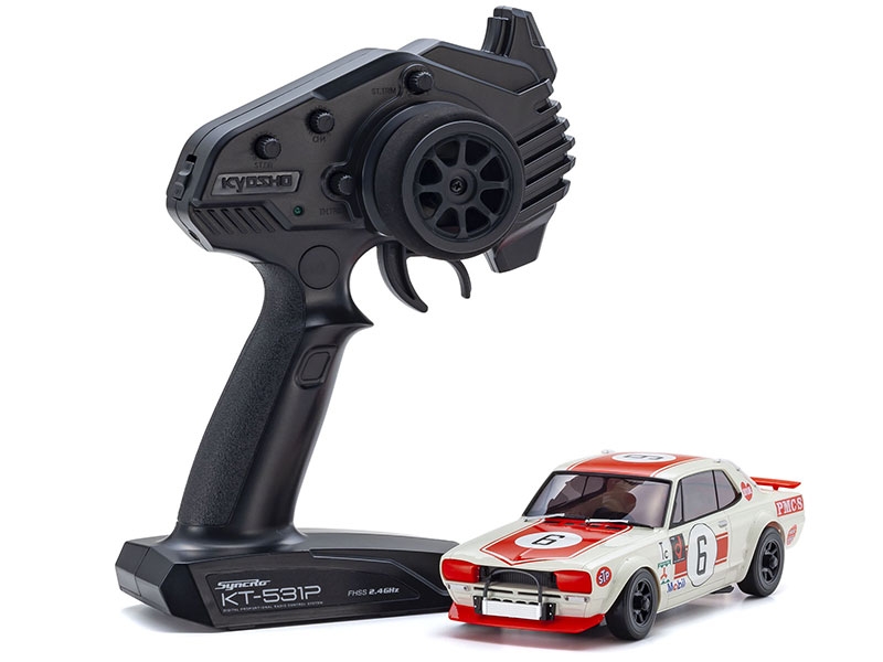 Kyosho Mini-Z AWD Skyline 2000GT-R KPGC10 Racing 72 Red No.6 (MA020/KT531P) 32643R