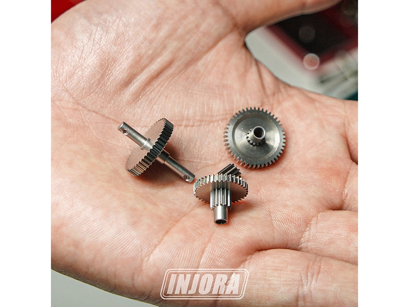 Injora Stainless Steel 40.3:1 Low Range Transmission Gear Set for 1/18 TRX4M 4M-36