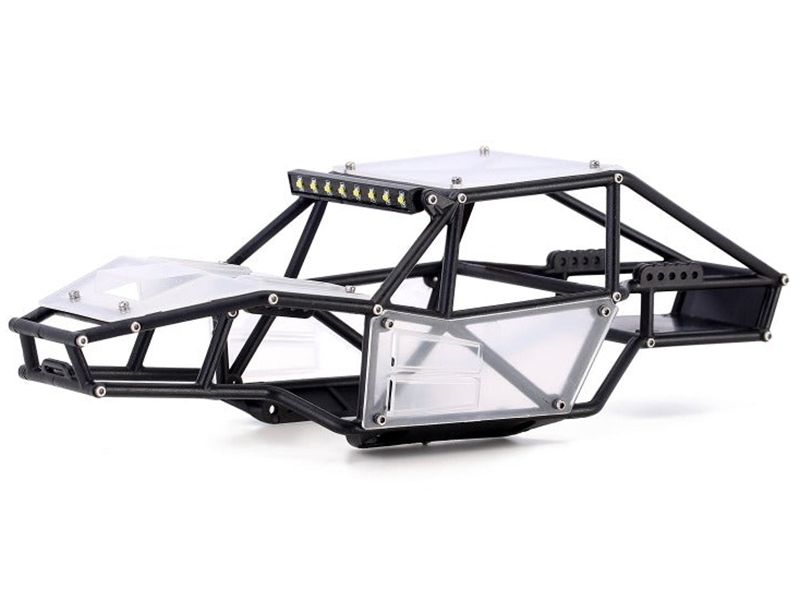 Injora Rock Tarantula Nylon Buggy Body Chassis Kit for 1 18 TRX4M Clear 4M 53CR