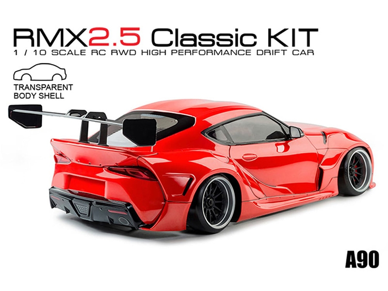 MST RMX 2.5 1/10 RWD Shaft Driven Drift Car Classic Kit EP w/ A90RB Clear Body Set 532206F