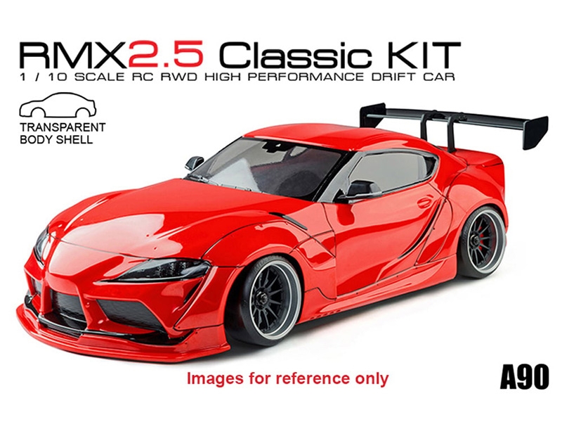 MST RMX 2.5 1/10 RWD Shaft Driven Drift Car Classic Kit EP w/ A90RB Clear Body Set 532206F