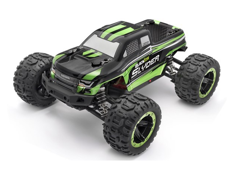 BlackZon Slyder MT 1/16th 4WD Monster Truck - Green 540100