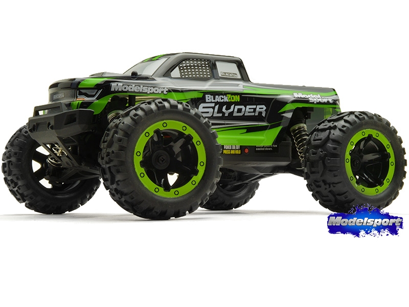 BlackZon Slyder MT 1/16th 4WD Monster Truck - Green 540100