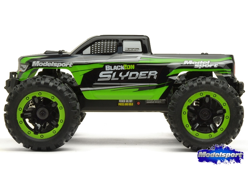 BlackZon Slyder MT 1/16th 4WD Monster Truck - Green 540100