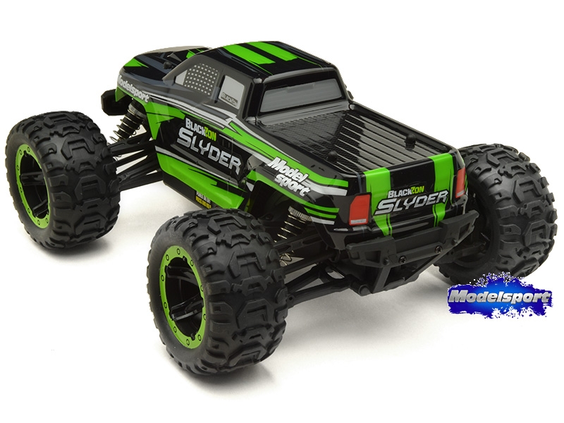 BlackZon Slyder MT 1/16th 4WD Monster Truck - Green 540100