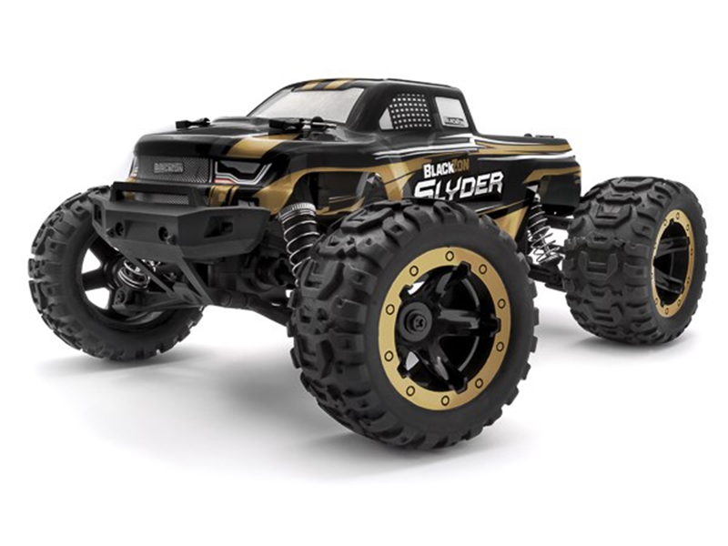 BlackZon Slyder MT 1/16th 4WD Monster Truck - Gold 540101