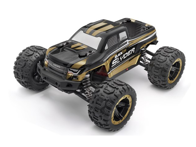 BlackZon Slyder MT 1/16th 4WD Monster Truck - Gold 540101