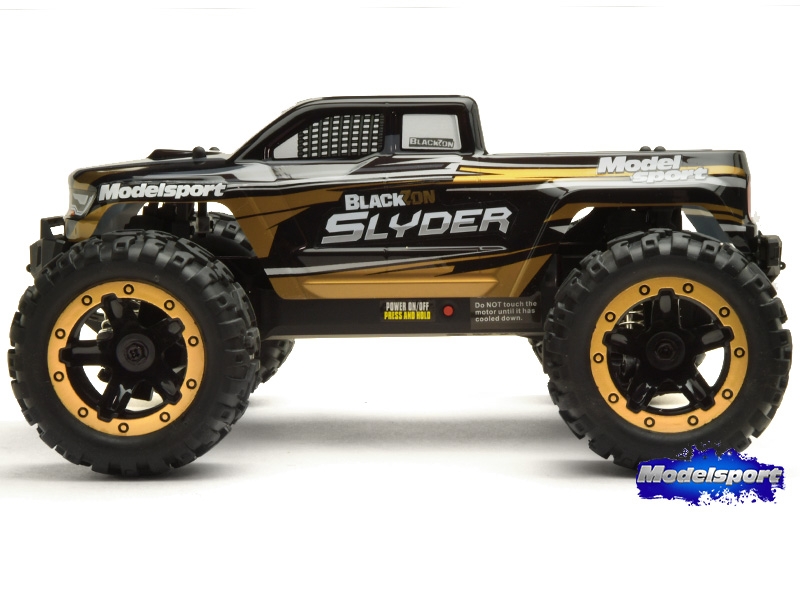 BlackZon Slyder MT 1/16th 4WD Monster Truck - Gold 540101