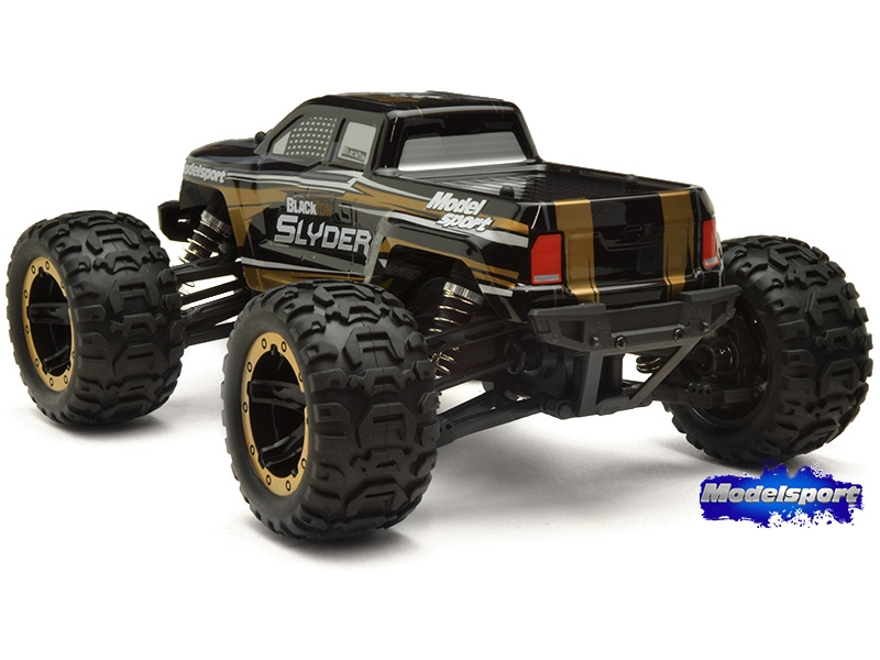 BlackZon Slyder MT 1/16th 4WD Monster Truck - Gold 540101