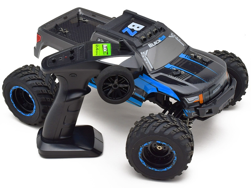 BlackZon Smyter MT 1/12 4WD Electric Monster Truck - Blue (Pre-Owned) 540111-U2