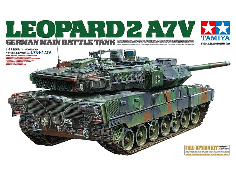 Tamiya R/C Leopard 2 A7V w/Option Kit 56047