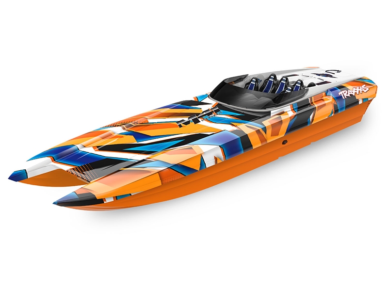 Traxxas DCM M41 Catamaran 40in VXL Brushless TSM - Orange R TRX57046-4-ORNGR